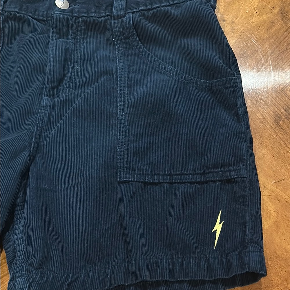 Lightning⚡️Bolt Dark Blue Cargo Shorts - Picture 4 of 11